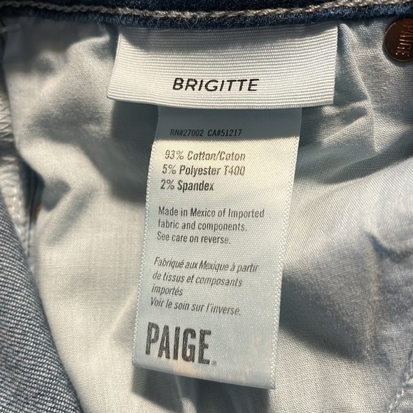 Paige Brigitte Slim Boyfriend Mid-Rise Jean in Roam size 29 - Picture 11 of 13